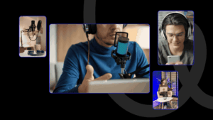 Image collage, used on the blog titled Should You Hire A Podcast Production Agency? (The Truth)