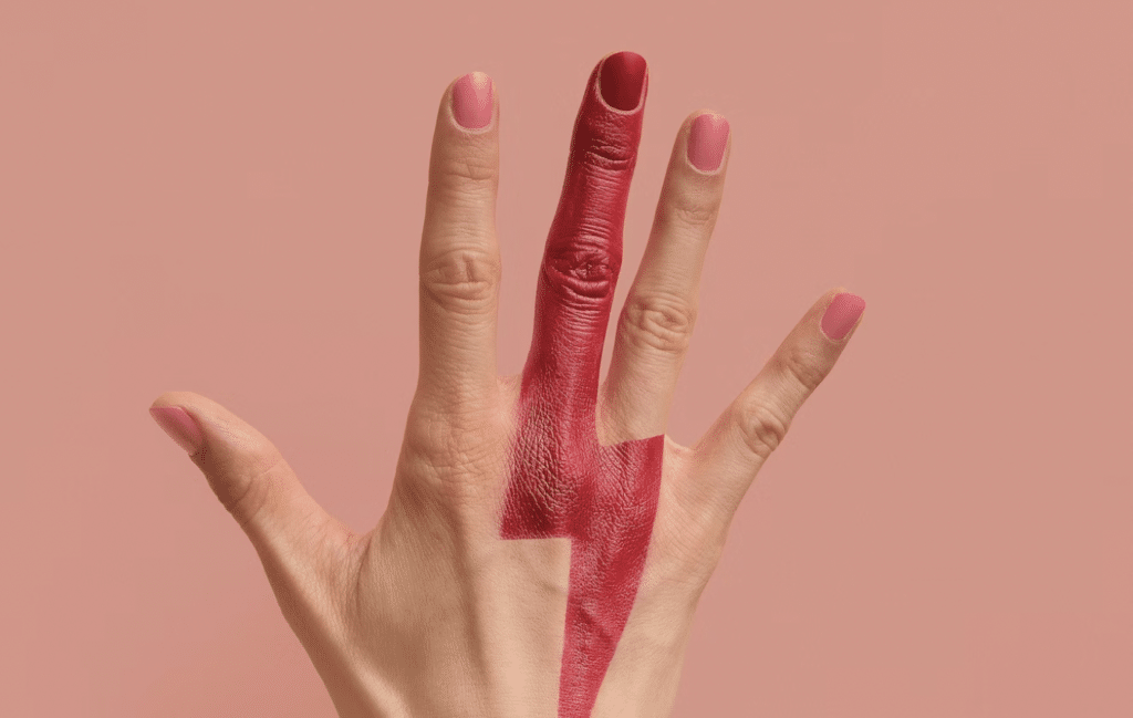 lightening tattoo on hand representing the excitement of how to produce a podcast