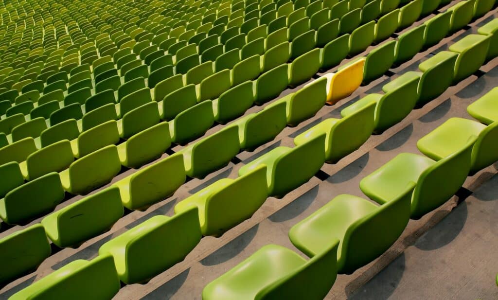 seats ready for an event about how to produce a podcast