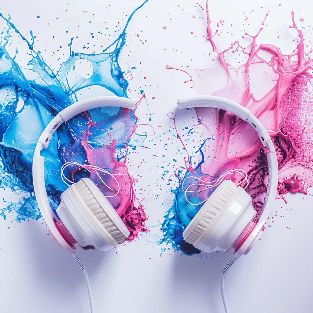 Image depicting confusion caused by mismatched sounds and music, highlighting the importance of sound design in podcasts.