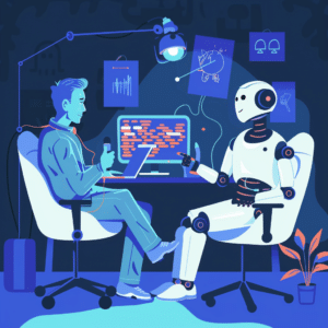 Interview about AI's role in podcasting