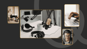 Image collage, used on the blog titled "How to Write Podcast Episode Titles and Descriptions to Grow Your Podcast Audience"