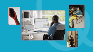 Image collage, used on blog about podcasting metrics