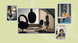 Image collage used on blog titled The Internal Podcast: Your Company Culture’s Most Underused Tool