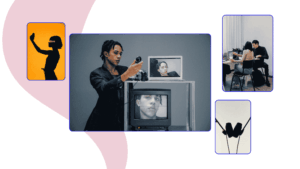 Image collage for article titled Can Narrative Audio Podcasts Translate to Video?
