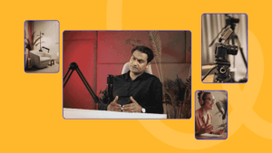 Image collage for article Podcast Formats for Business: How to Choose the One That Actually Works
